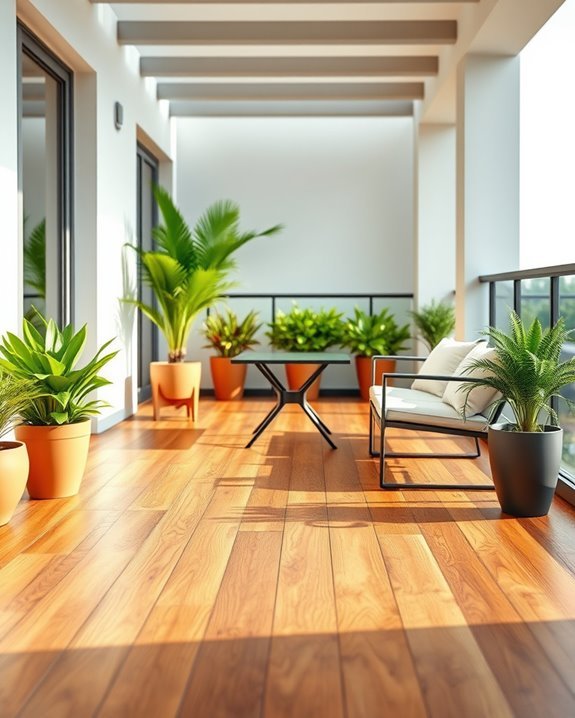 durable beautiful teak flooring