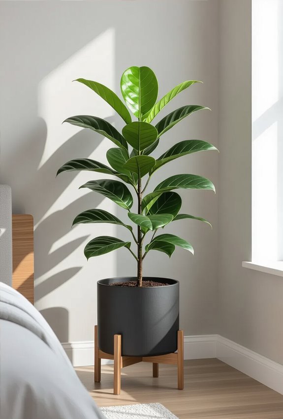 durable glossy low light plant