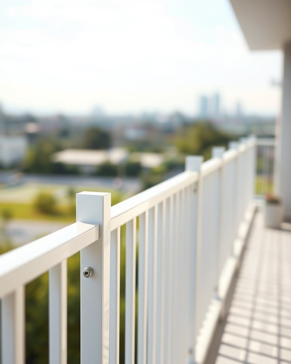 durable low maintenance balcony railing