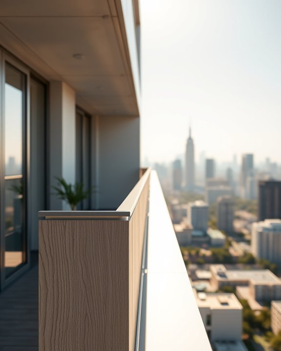 durable low maintenance balcony railings
