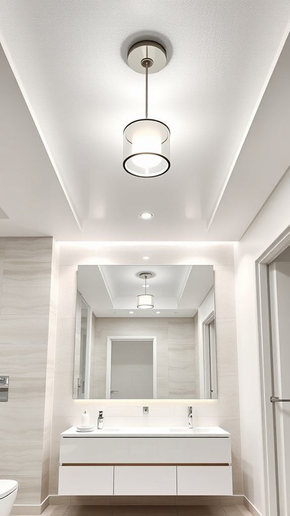 durable low maintenance bathroom ceilings