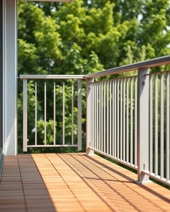 durable low maintenance composite railings