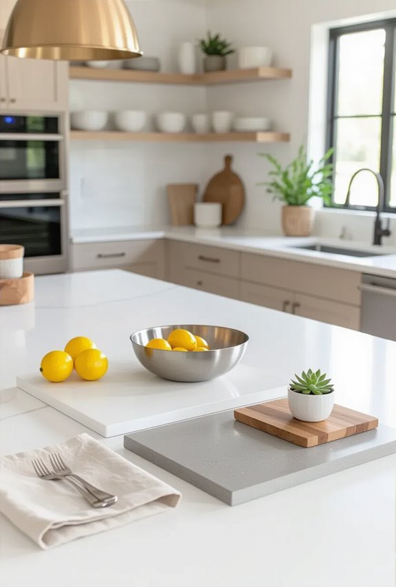 durable low maintenance countertop materials