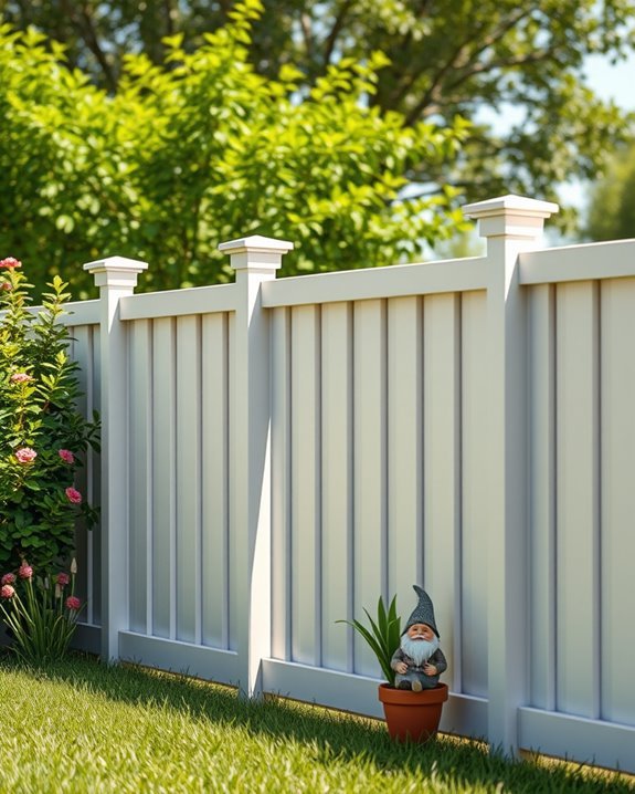 durable low maintenance pvc fencing