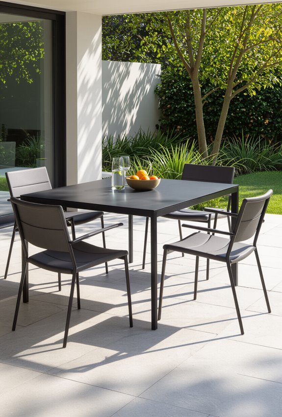 durable minimalist powder coated metal