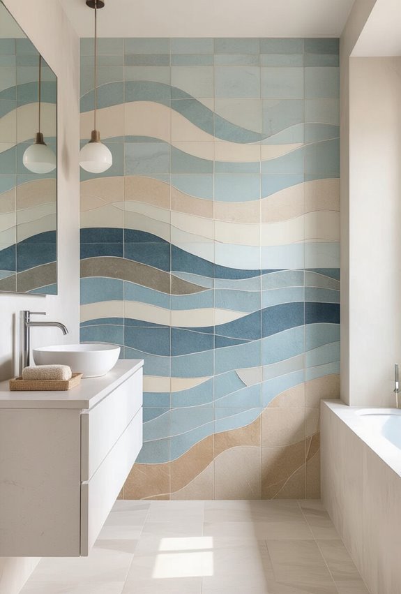 durable narrative grouted tile
