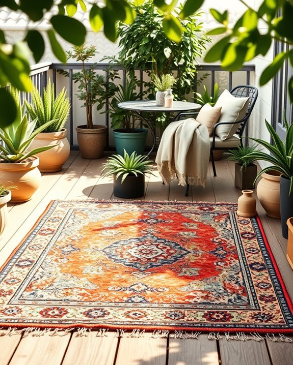 durable outdoor rug maintenance