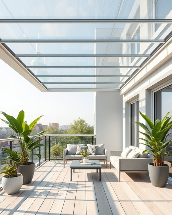 durable weather resistant transparency