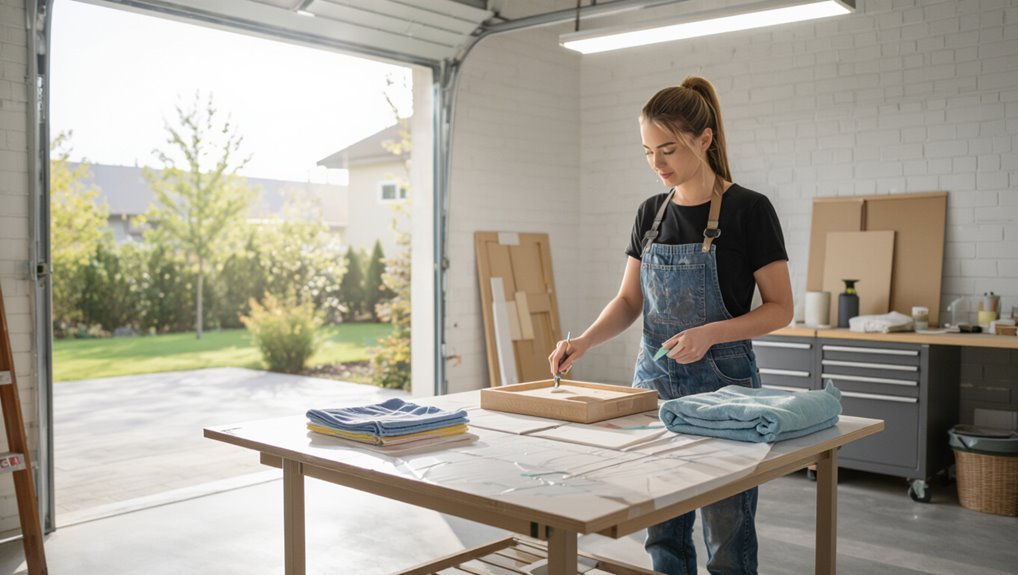 dust free painting preparation