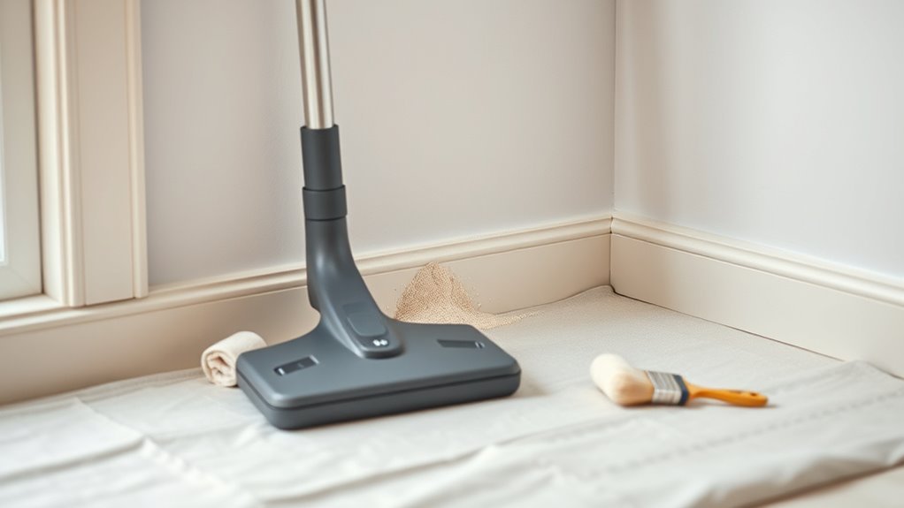 dust removal for adhesion