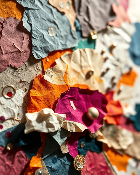dynamic abstract collage techniques