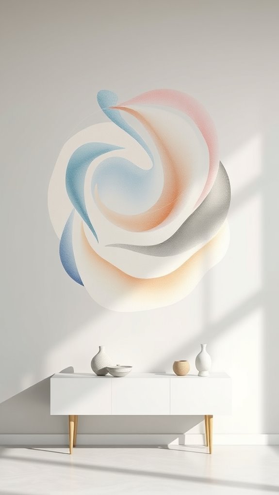 dynamic abstract wall decor