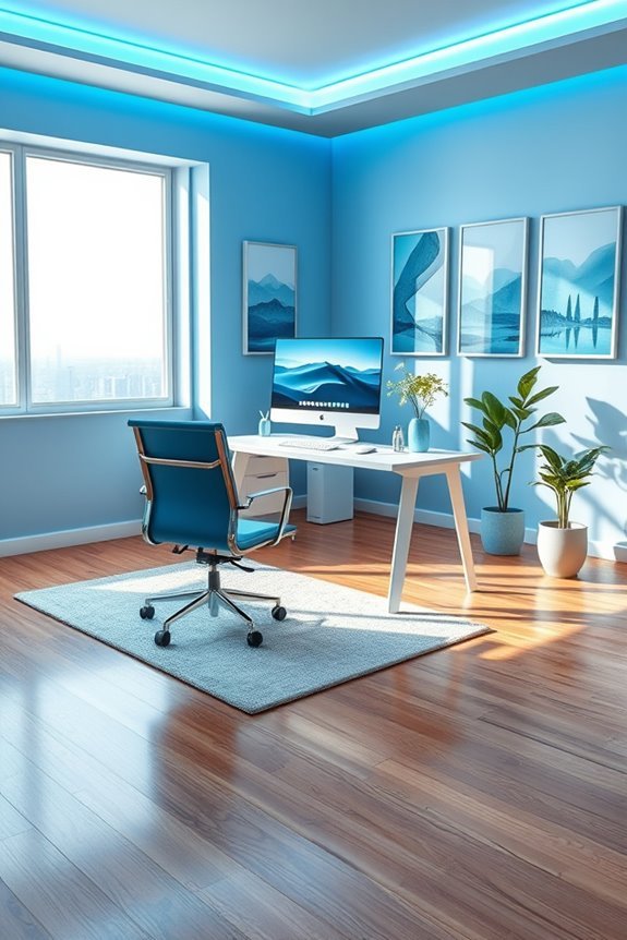 dynamic blue lighting benefits