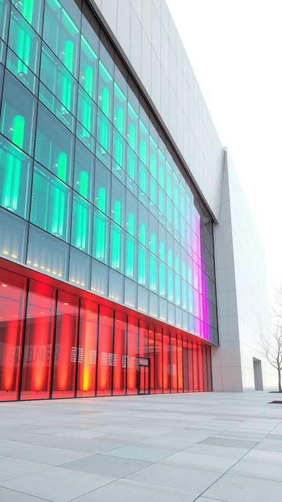dynamic color changing architecture