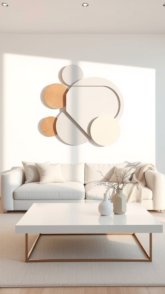 dynamic geometric wall decor