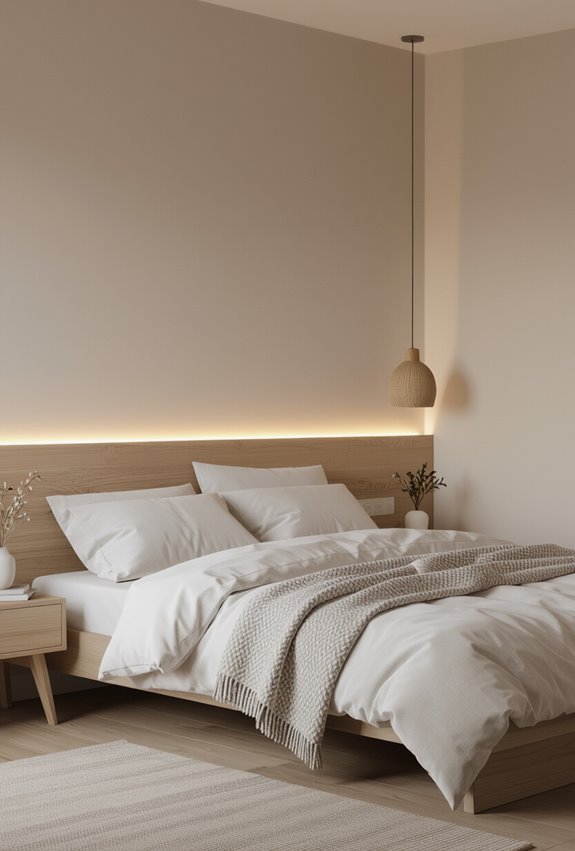 dynamic rgb lit modern bedroom