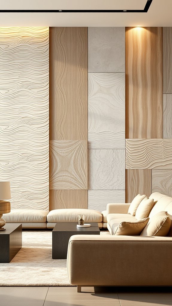 dynamic textured wall decor