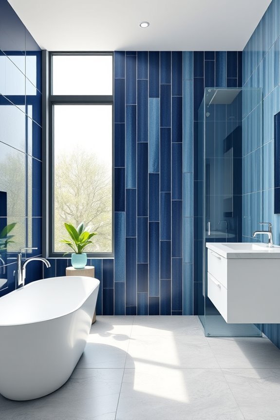 dynamic two tone tile design
