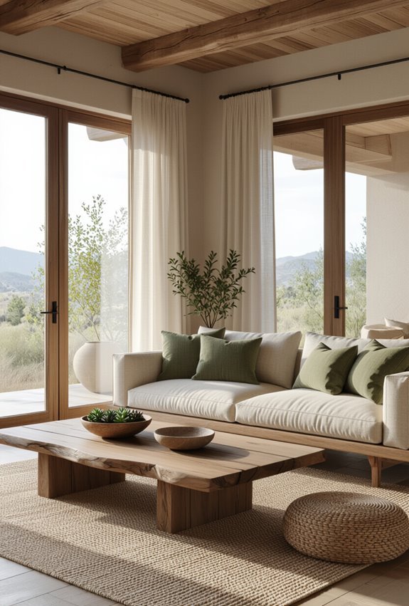 earth toned cozy natural textures