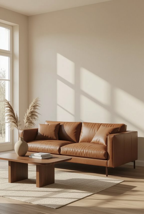 earthy layered minimalist brown