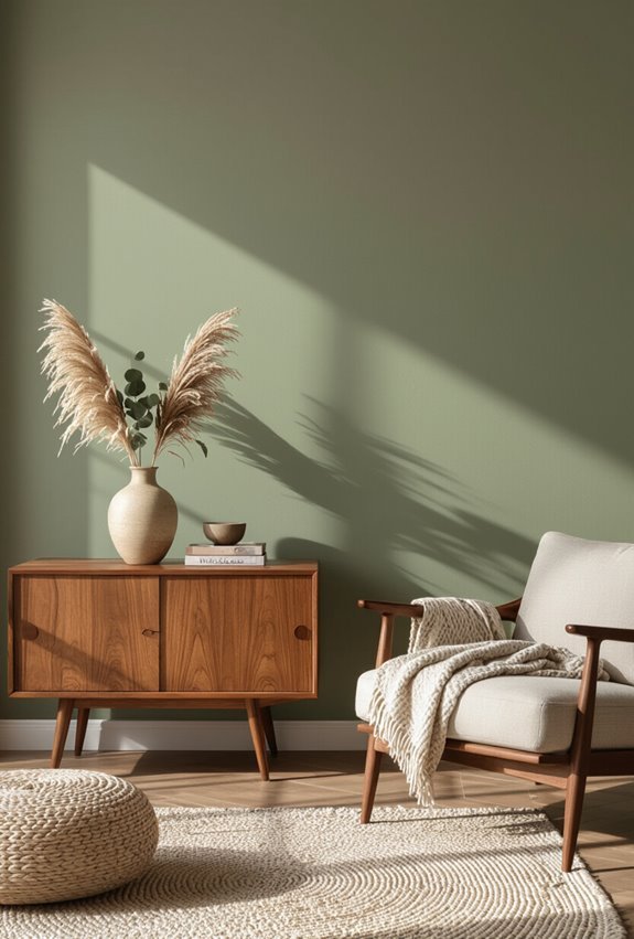 earthy muted olive sophistication
