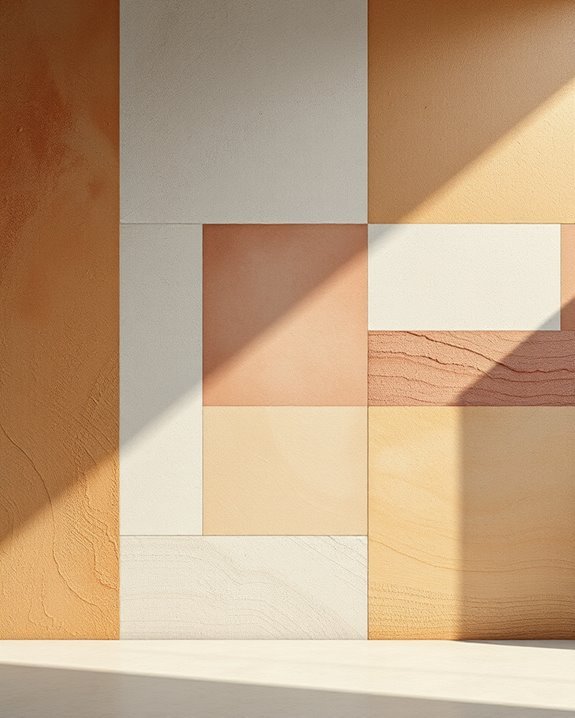 earthy tones create warmth
