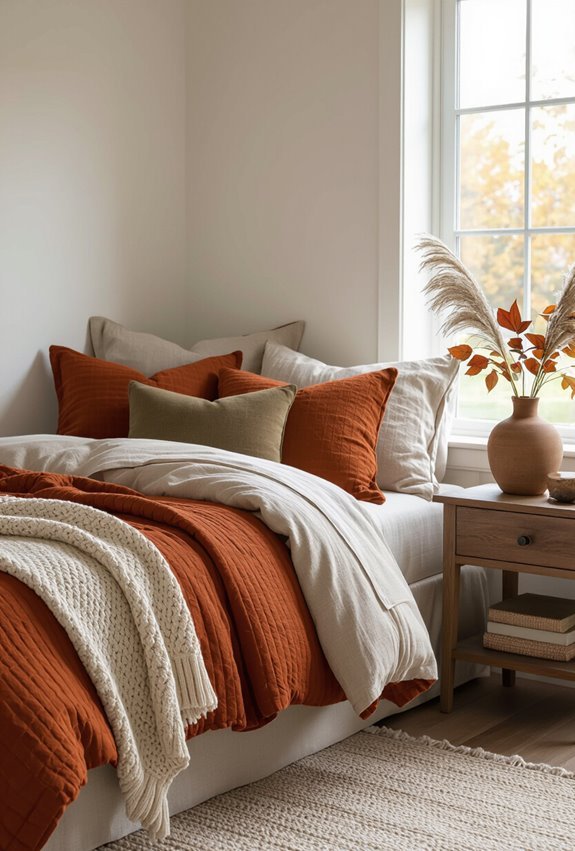 earthy tones for autumn coziness