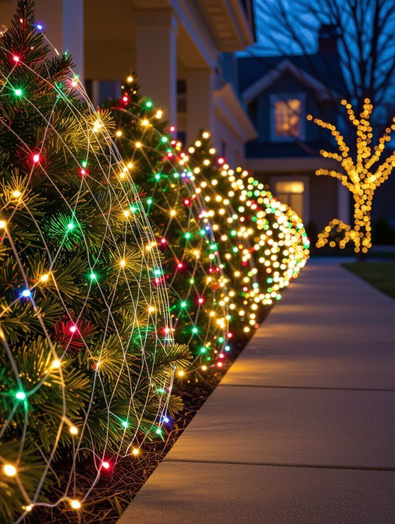 easy outdoor holiday lighting