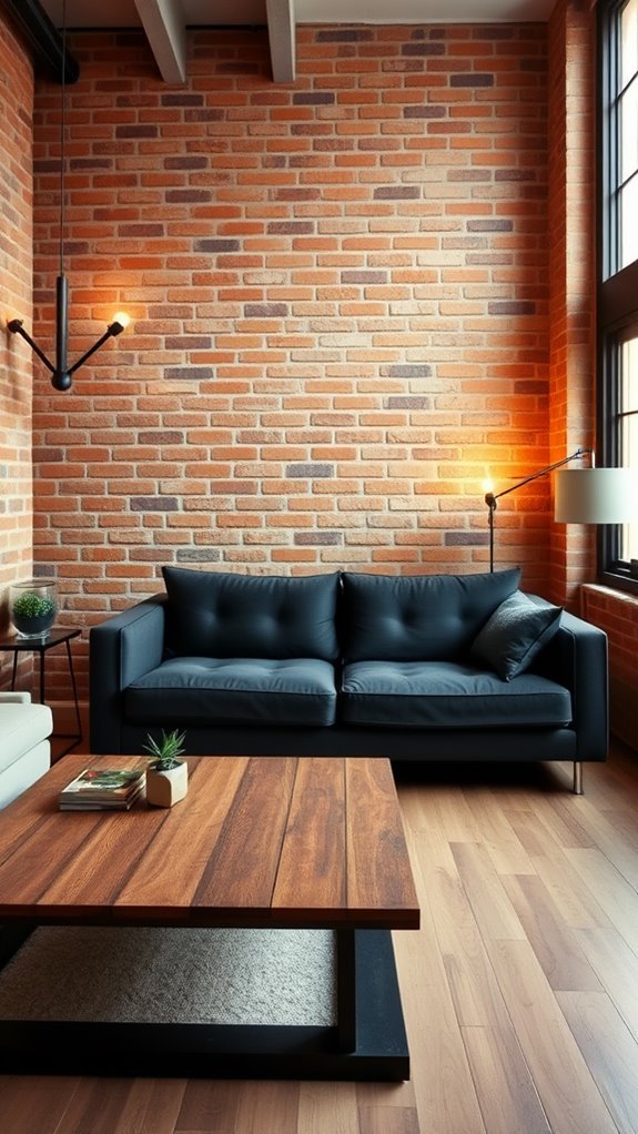 easy to install faux brick
