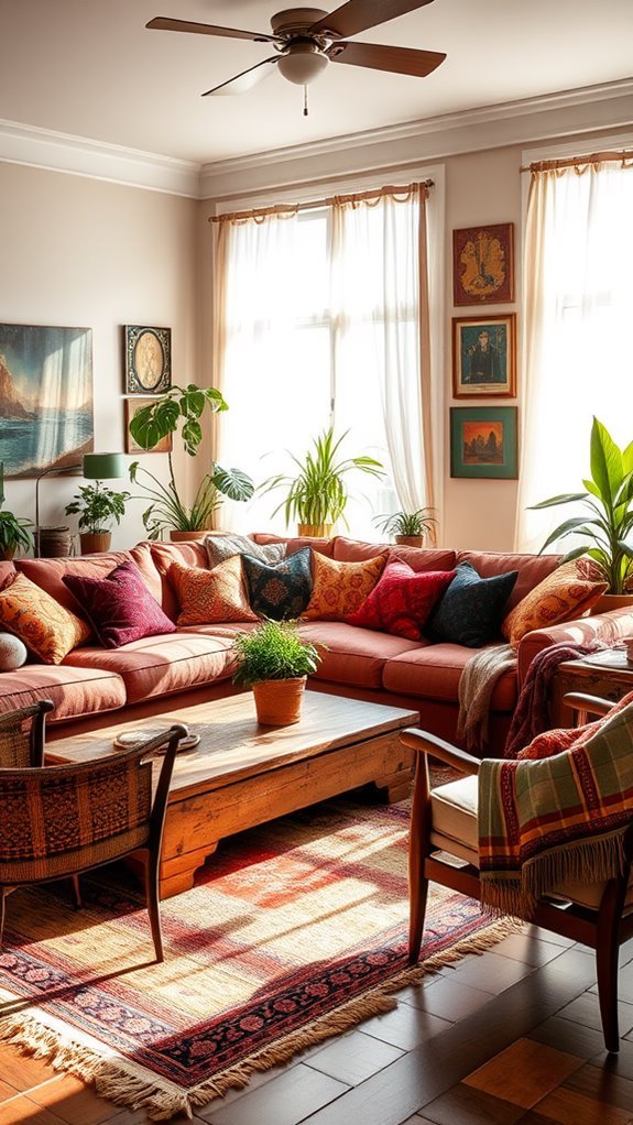 eclectic artistic bohemian decor
