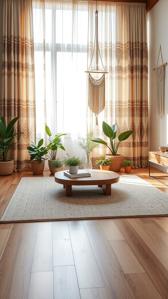 eclectic bohemian curtain styles