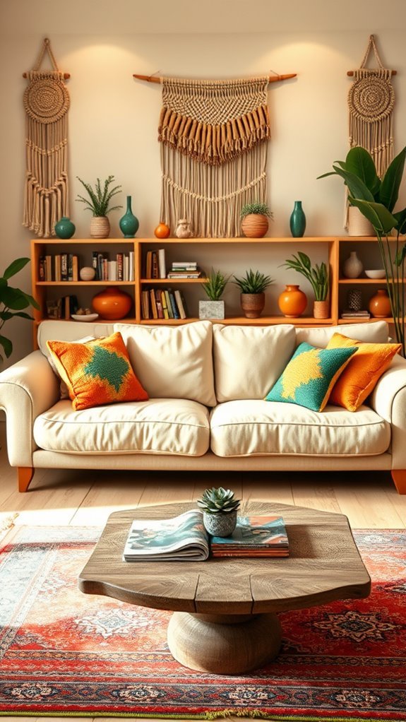 eclectic bohemian sofa styles