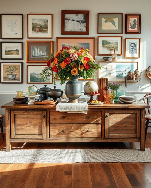 eclectic buffet style creativity