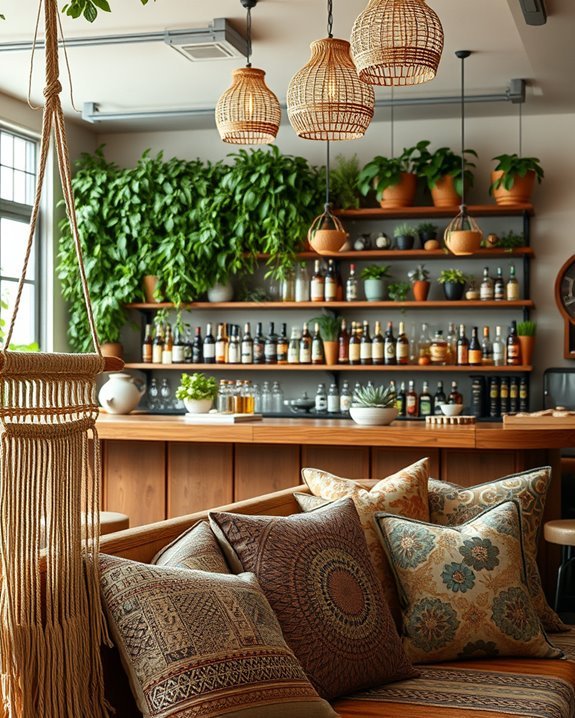 eclectic decor and ambiance
