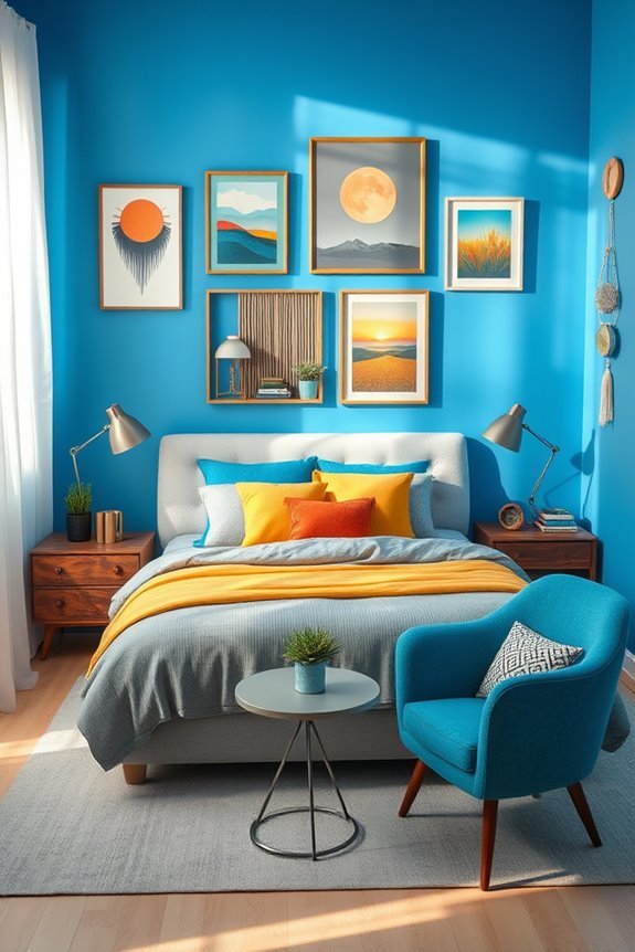 eclectic decor with vibrancy