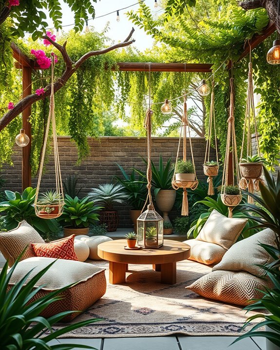 eclectic garden comfort style