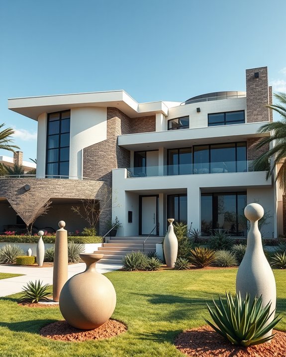 eclectic ironic architectural experimentation