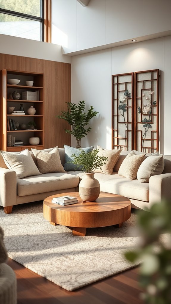 eclectic korean living room design