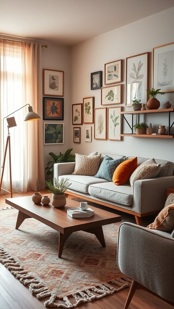 eclectic living room design