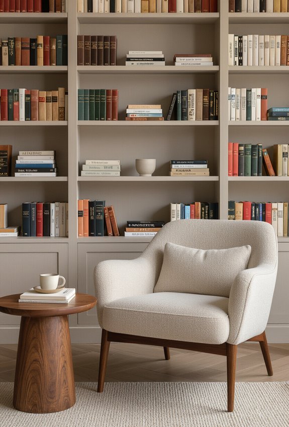 eclectic modern vintage cozy mix