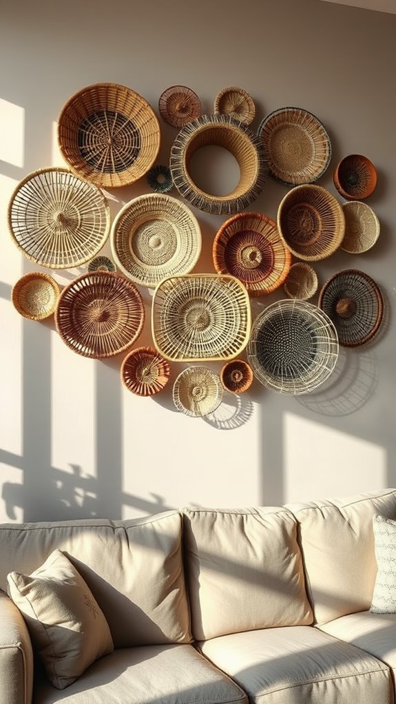 eclectic woven storage solution