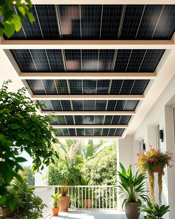 eco friendly balcony solar panels