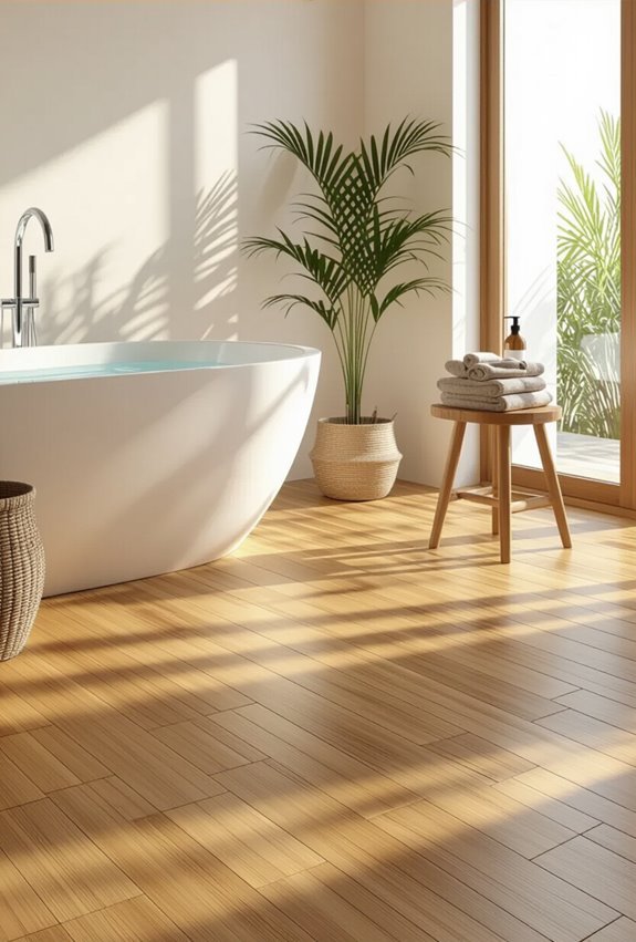 eco friendly bamboo bathroom flooring