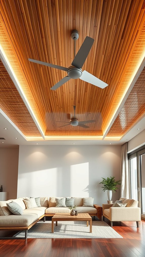 eco friendly bamboo ceiling fan
