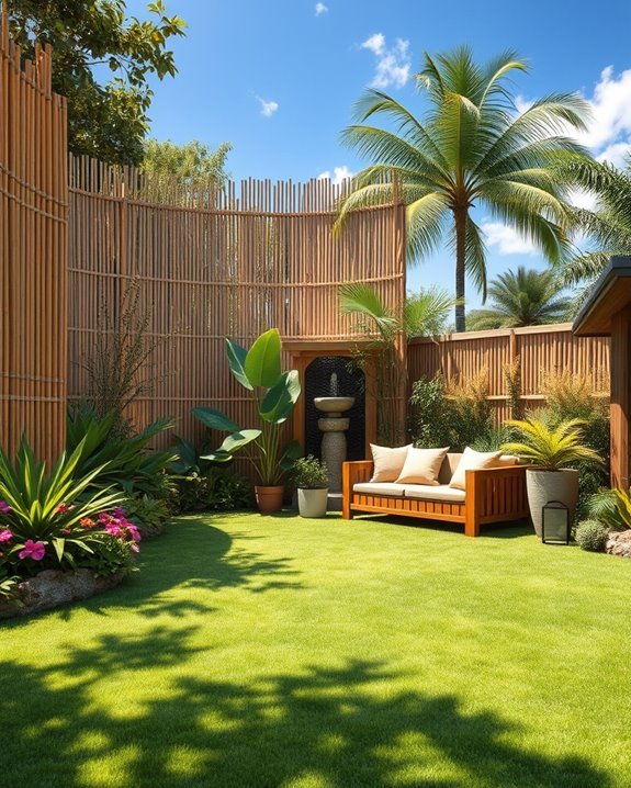 eco friendly bamboo fencing solution