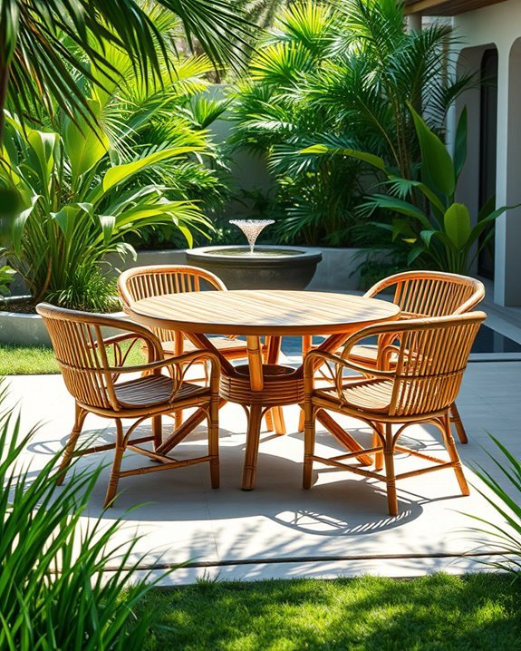 eco friendly bamboo outdoor furniture