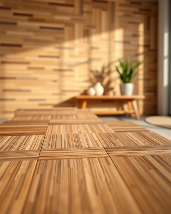eco friendly bamboo wall tiles
