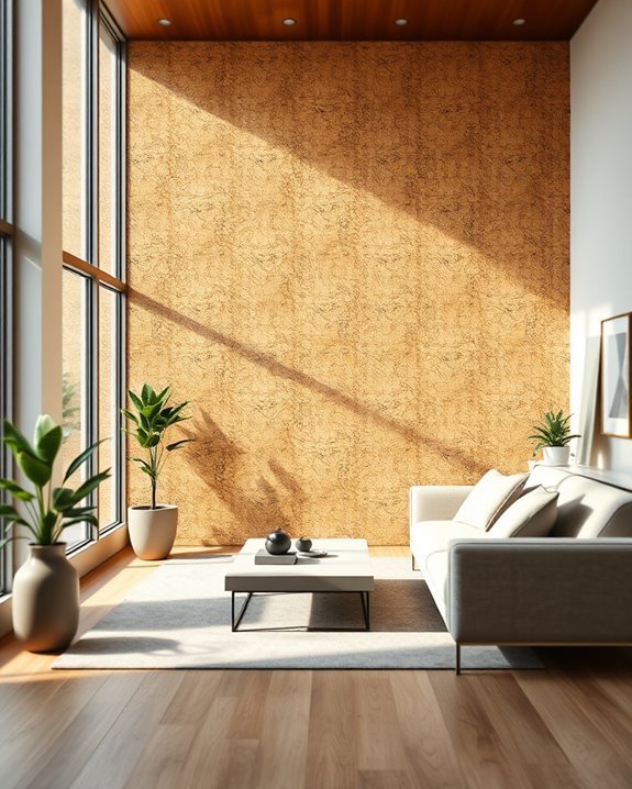 eco friendly cork wall tiles