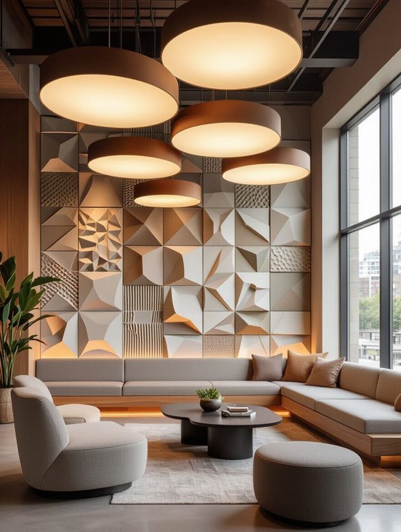 eco friendly customizable acoustic tiles