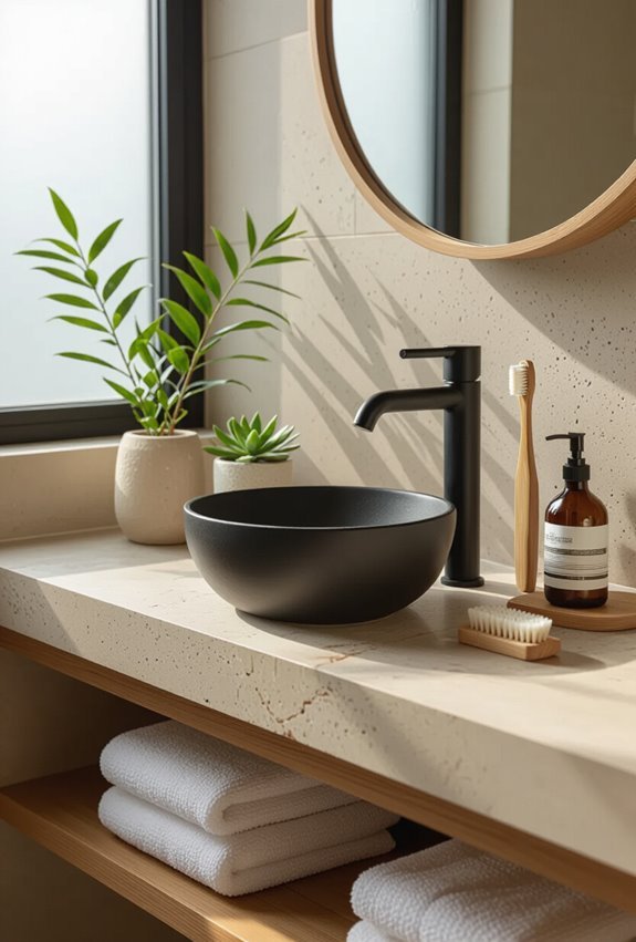 eco friendly faucets and vanities
